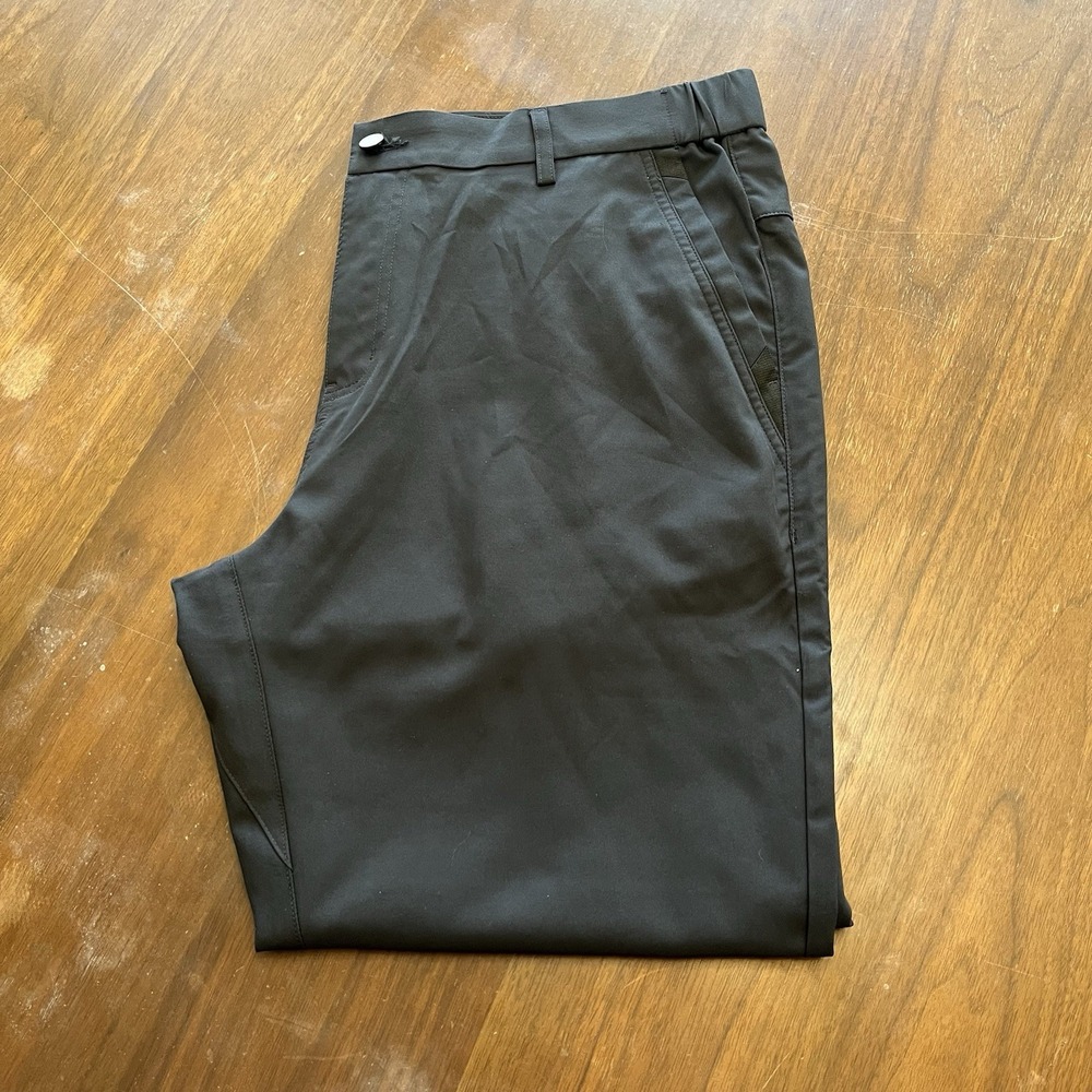 Jack Archer Jetsetter Tech Pants Mens 35x28 Space Black Slim Fit Stretch Chino